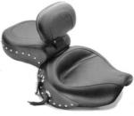 .WIDE TOURING SEAT/ STUDDED, TWO PIECE SEAT, W/DRIVER BACKREST FOR ALL 1500 NOMADS/ CLASSIC FI